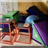 X03. Strength and agility trainning equipment and mats. 